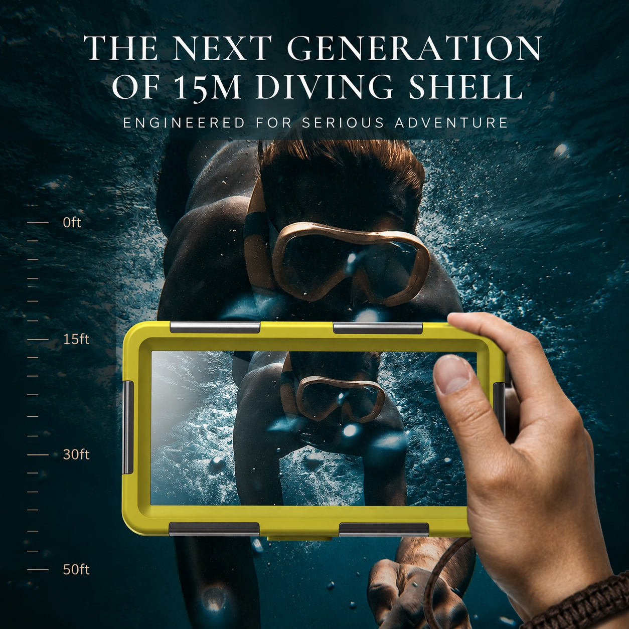 Premium iPhone Case IP68 Waterproof Protective Cover Full Body Shockproof Anti Scratch Sealed Enclosure Secure Lanyard Outdoor Durable Design