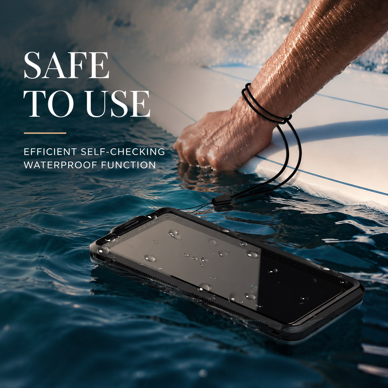 Premium iPhone Case IP68 Waterproof Protective Cover Full Body Shockproof Vacuum Seal System Dustproof Touchscreen Access Underwater Ready Design