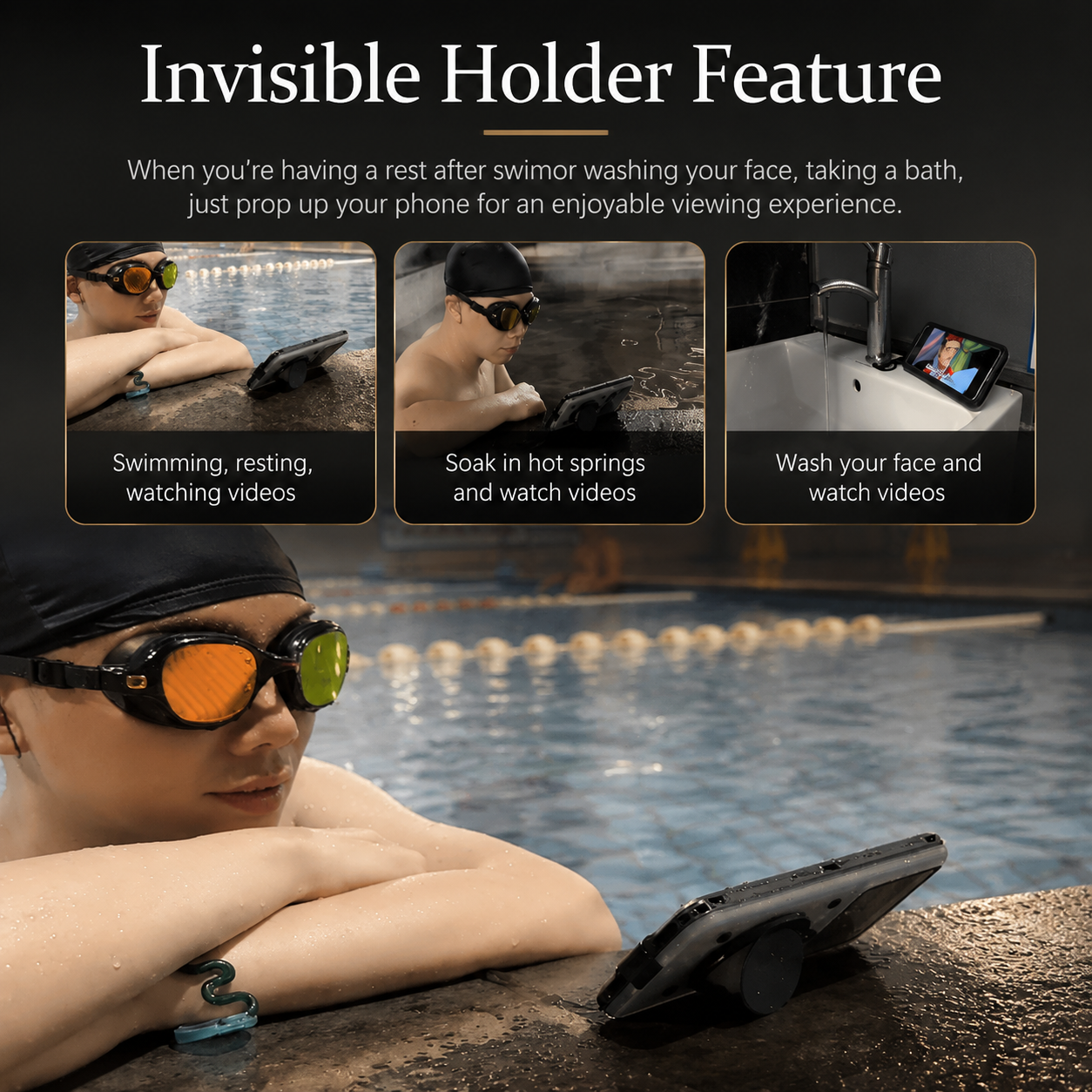Premium iPhone Case IP68 Waterproof Protective Cover Full Body Shockproof Vacuum Seal System Dustproof Touchscreen Access Underwater Ready Design