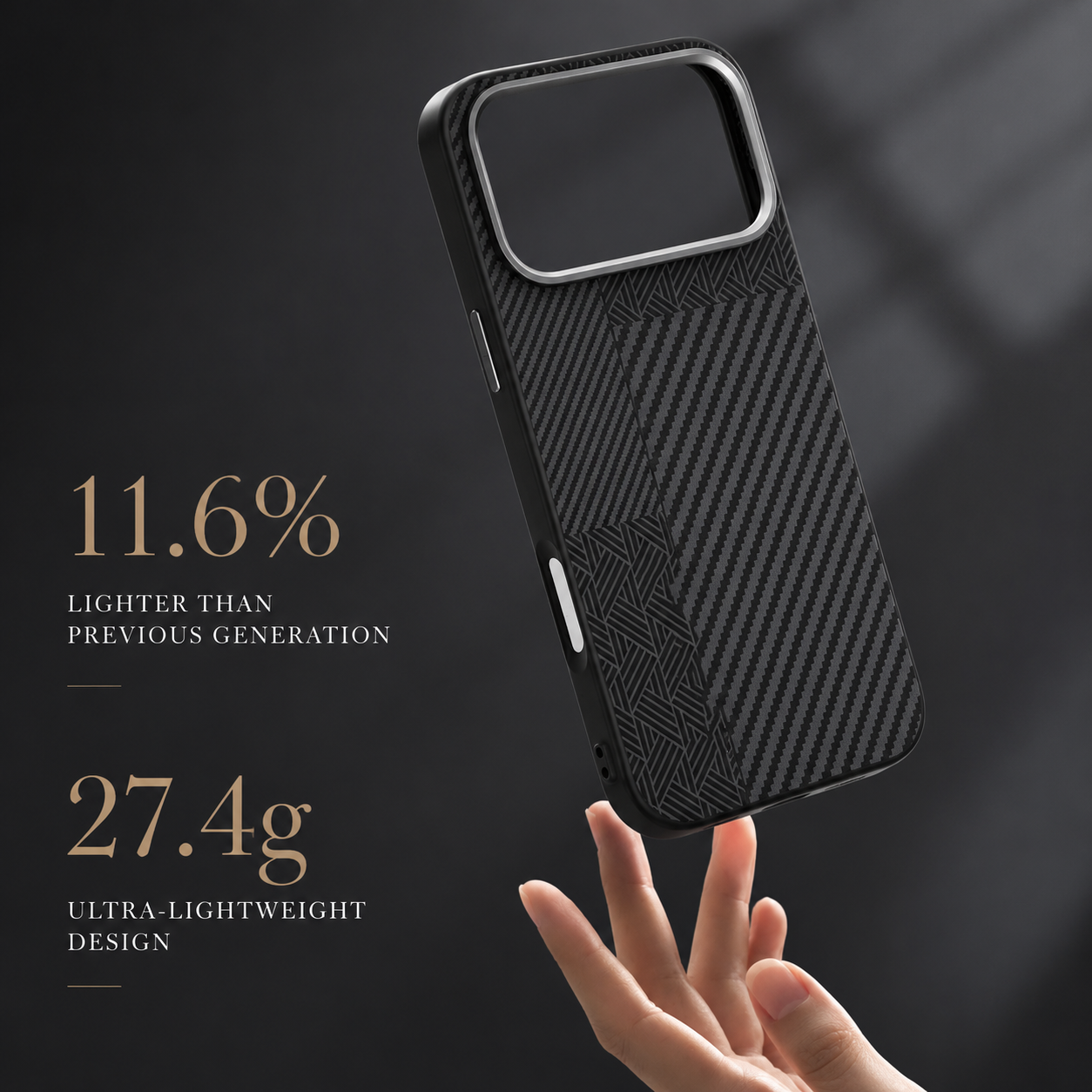 Premium iPhone Case MagSafe Compatible 3D Embossed Design with Camera Lens Protection, Shockproof Dual Layer Construction, Ultra Slim Matte Finish