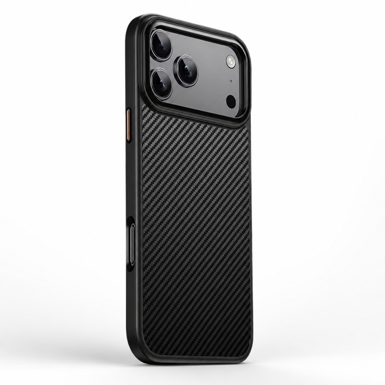 Premium iPhone Case MagSafe Compatible 600D Kevlar Magnetic Cover Carbon Fiber TPU+PC Build Shockproof Anti Fingerprint Slim Protective Shell