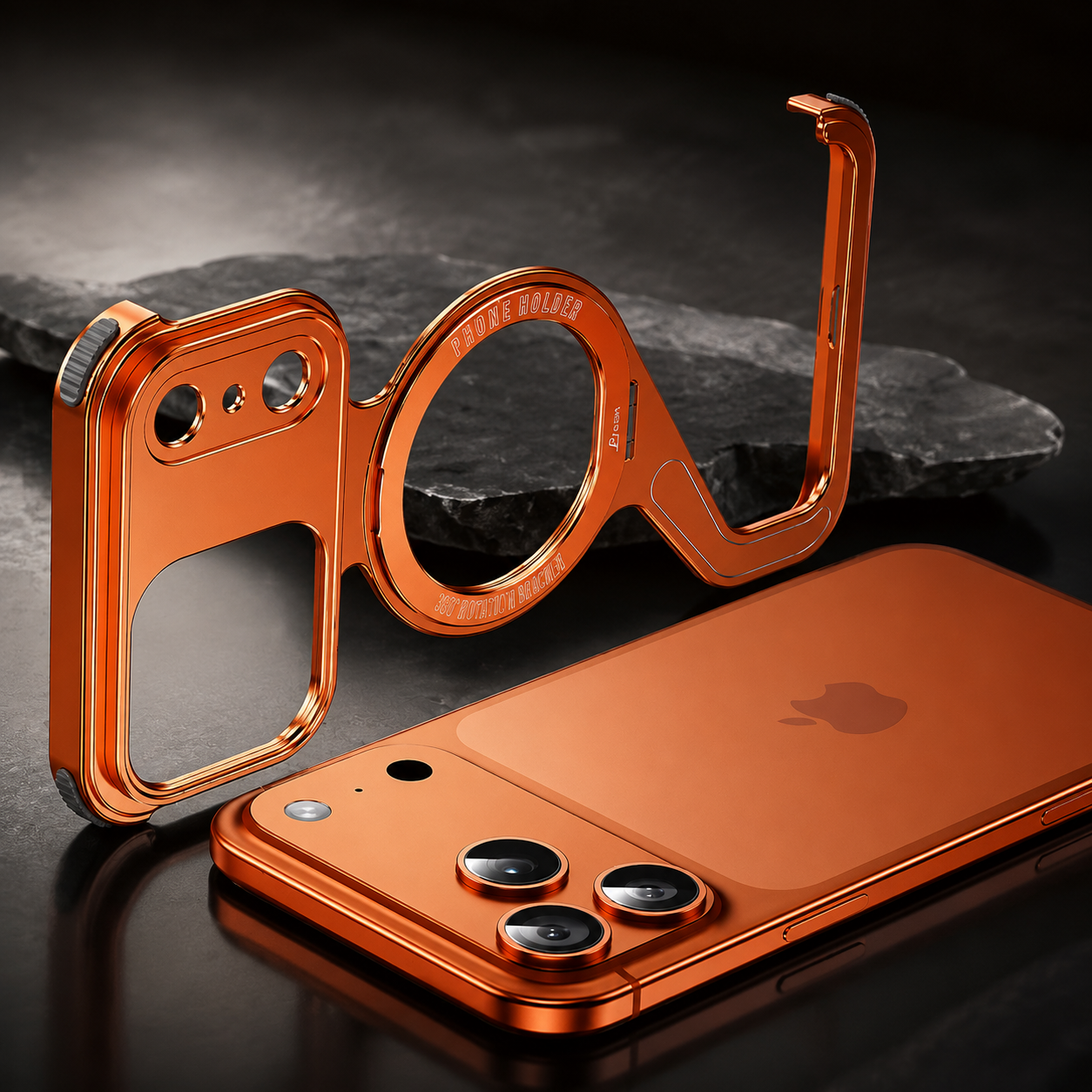 Premium iPhone Case MagSafe Compatible Aluminum Alloy Bumper Cover Shockproof Anti Scratch Non Slip Grip Slim Durable Protective Case Lightweight Design