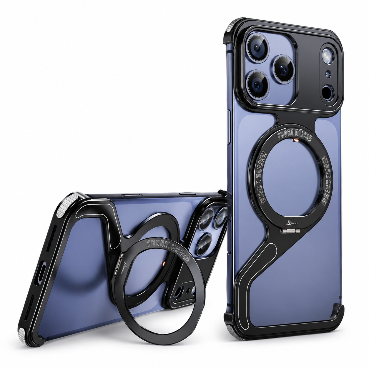 Premium iPhone Case MagSafe Compatible Aluminum Alloy Bumper Cover Shockproof Anti Scratch Non Slip Grip Slim Durable Protective Case Lightweight Design