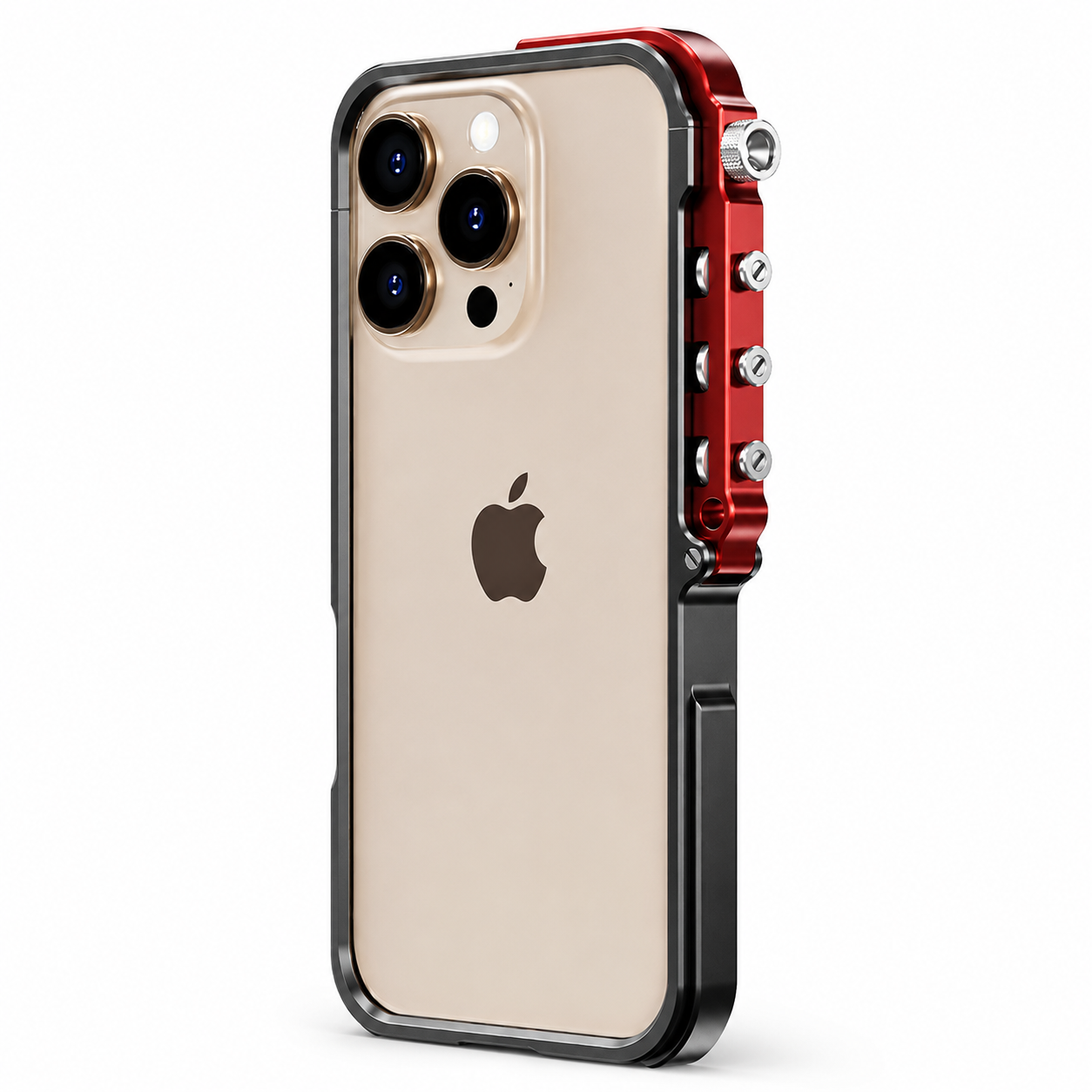 Premium iPhone Case MagSafe Compatible Aluminum Alloy Bumper with Camera Lens Protection, Shockproof Non Slip Design, Heat Dissipation Structure