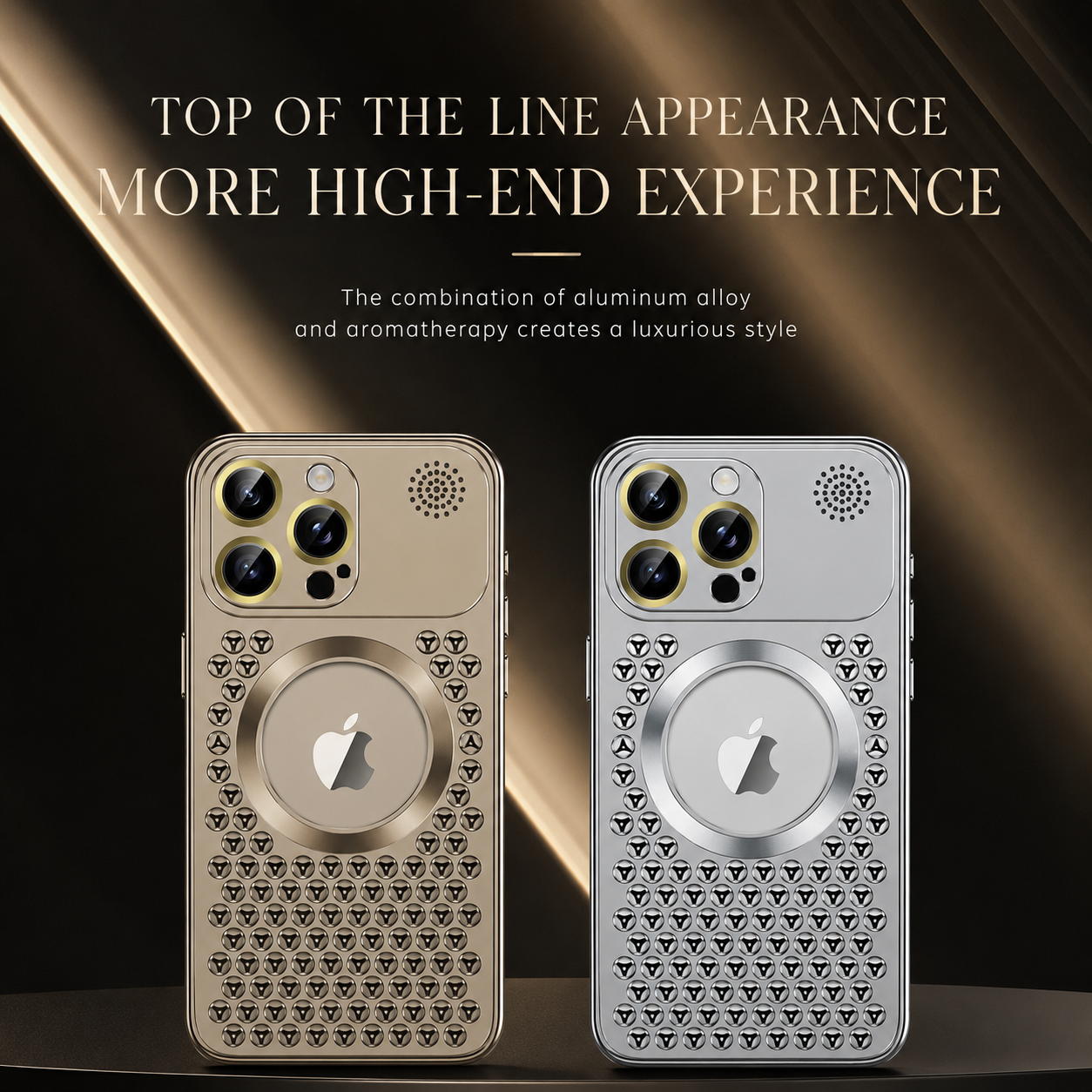 Premium iPhone Case MagSafe Compatible Aluminum Alloy Cover Heat Dissipation Design Shockproof Anti Fingerprint Waterproof Protective Case Non Slip Grip
