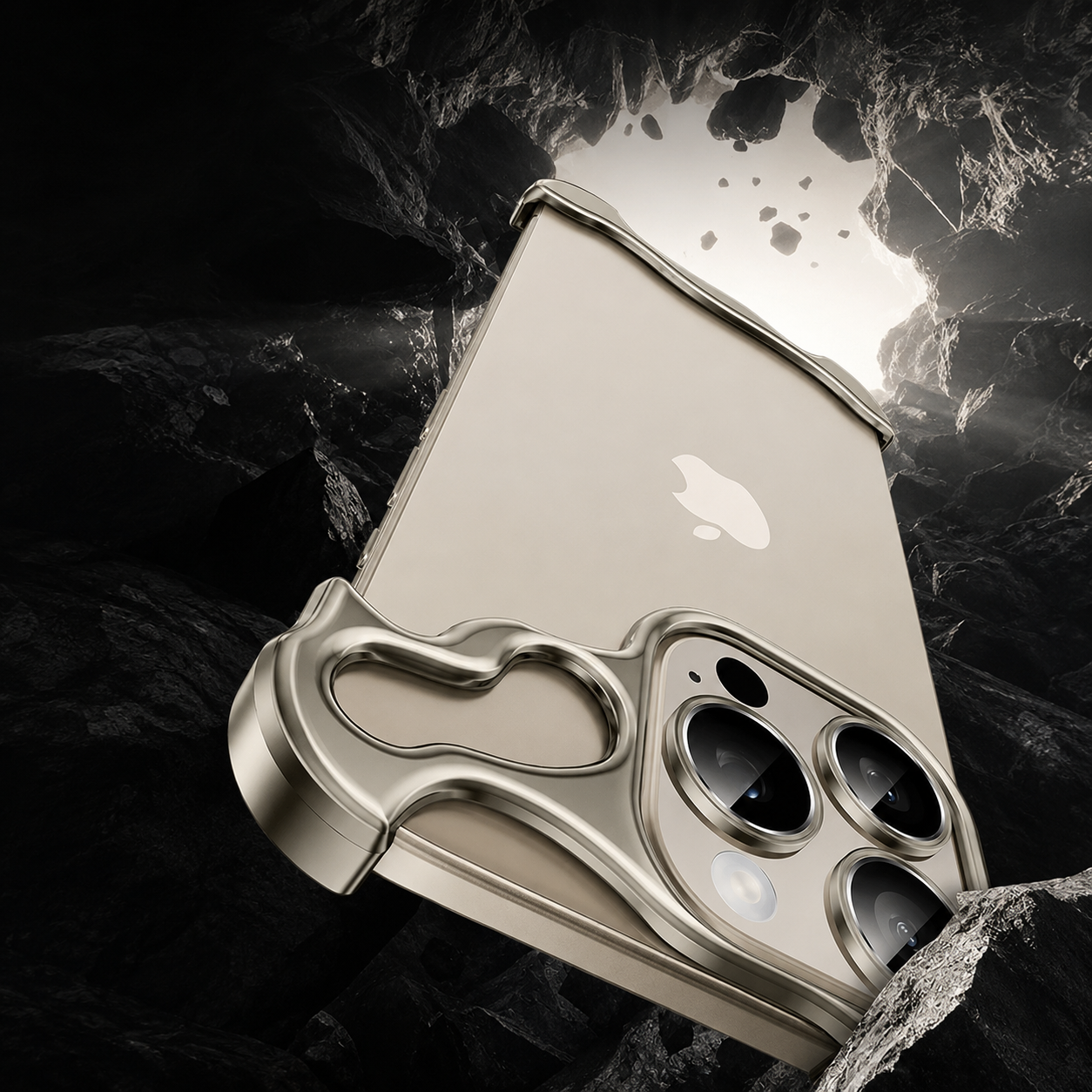 Premium iPhone Case MagSafe Compatible Aluminum Frame Protective Cover Camera Lens Protection Shockproof Ultra Thin Metal Bumper Frameless Design