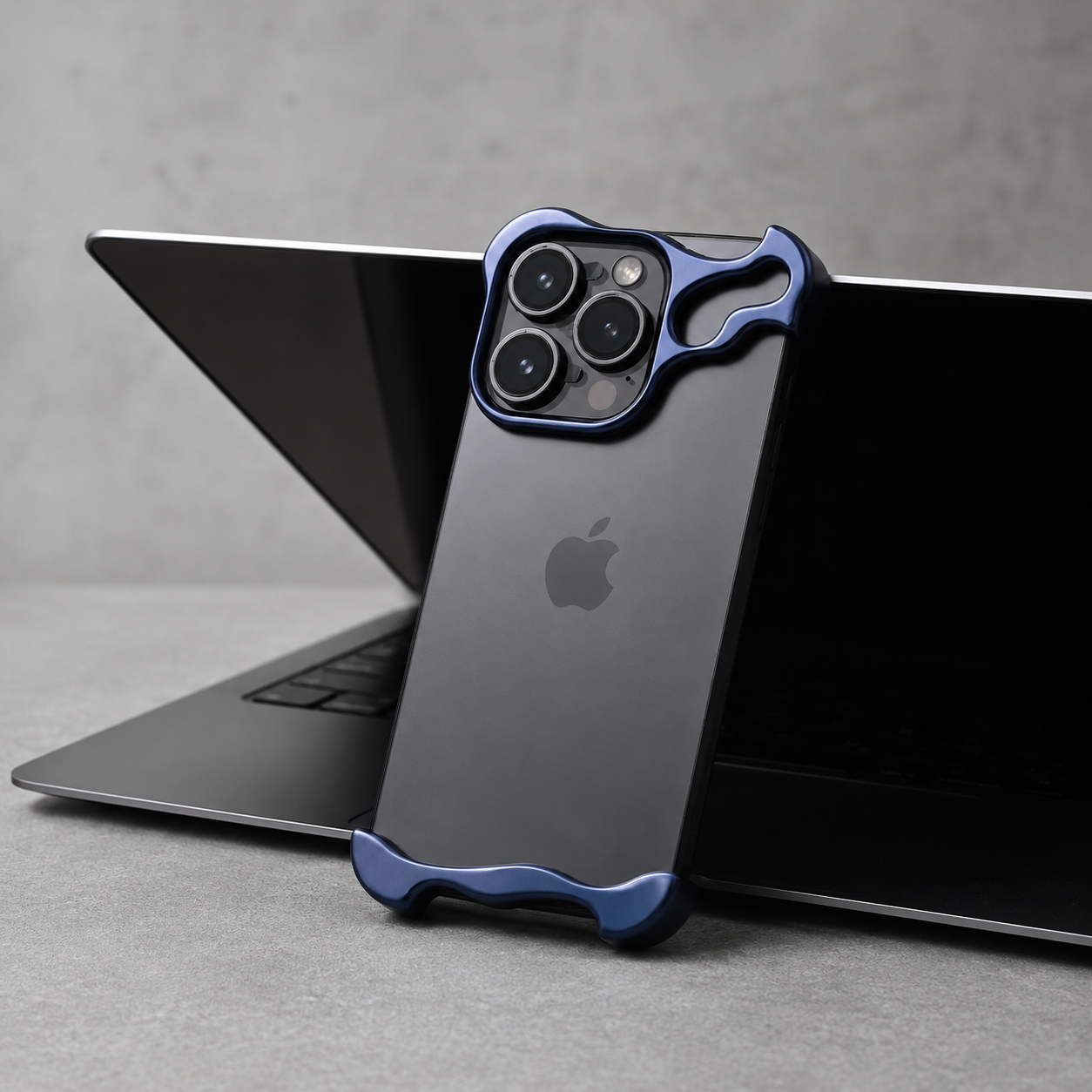 Premium iPhone Case MagSafe Compatible Aluminum Frame Protective Cover Camera Lens Protection Shockproof Ultra Thin Metal Bumper Frameless Design