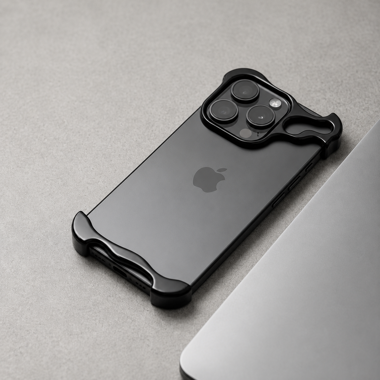 Premium iPhone Case MagSafe Compatible Aluminum Frame Protective Cover Camera Lens Protection Shockproof Ultra Thin Metal Bumper Frameless Design