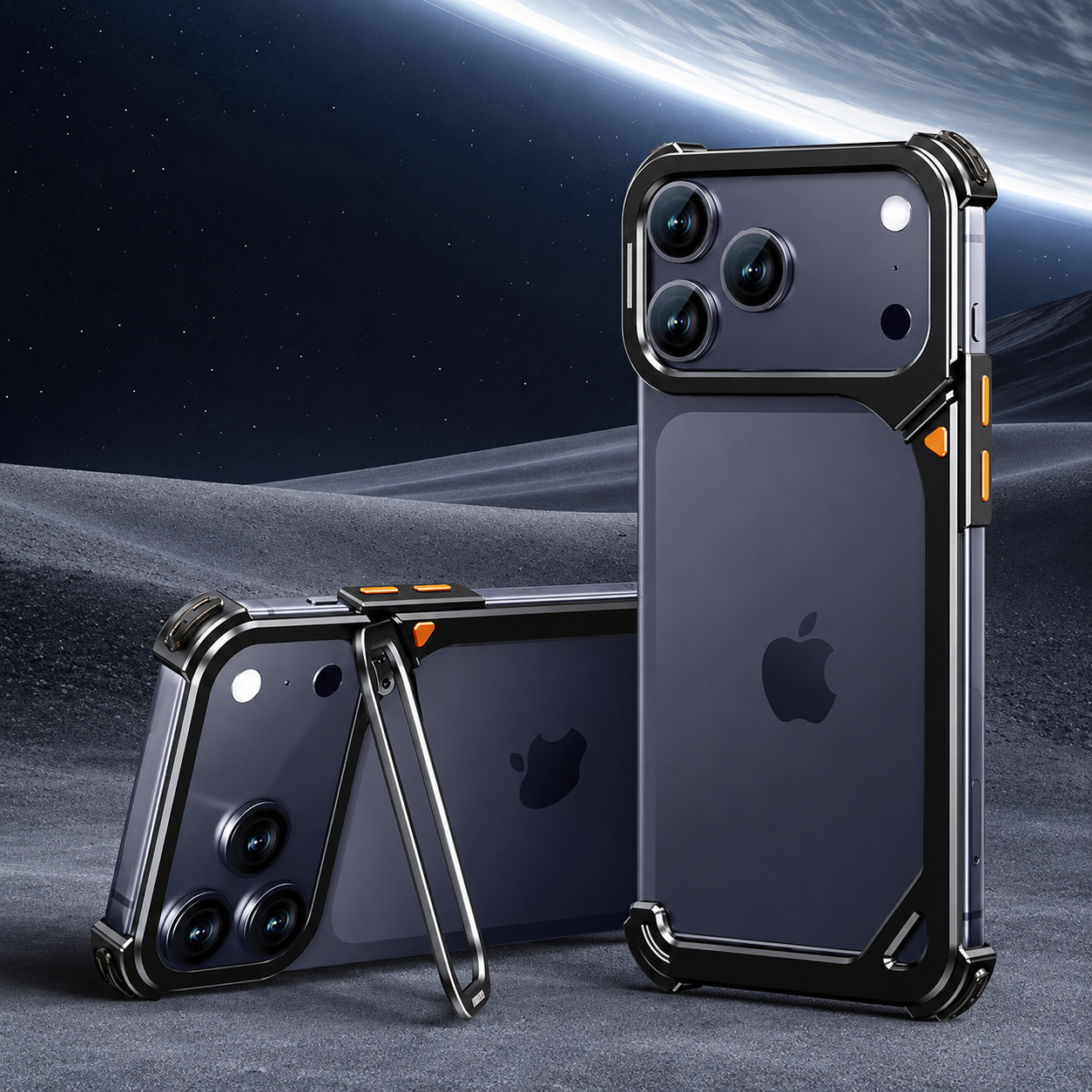 Premium iPhone Case MagSafe Compatible Aluminum Frame with Camera Lens Protection, Slim Drop Protection, Secure Grip, Lightweight Design and Shockproof Build