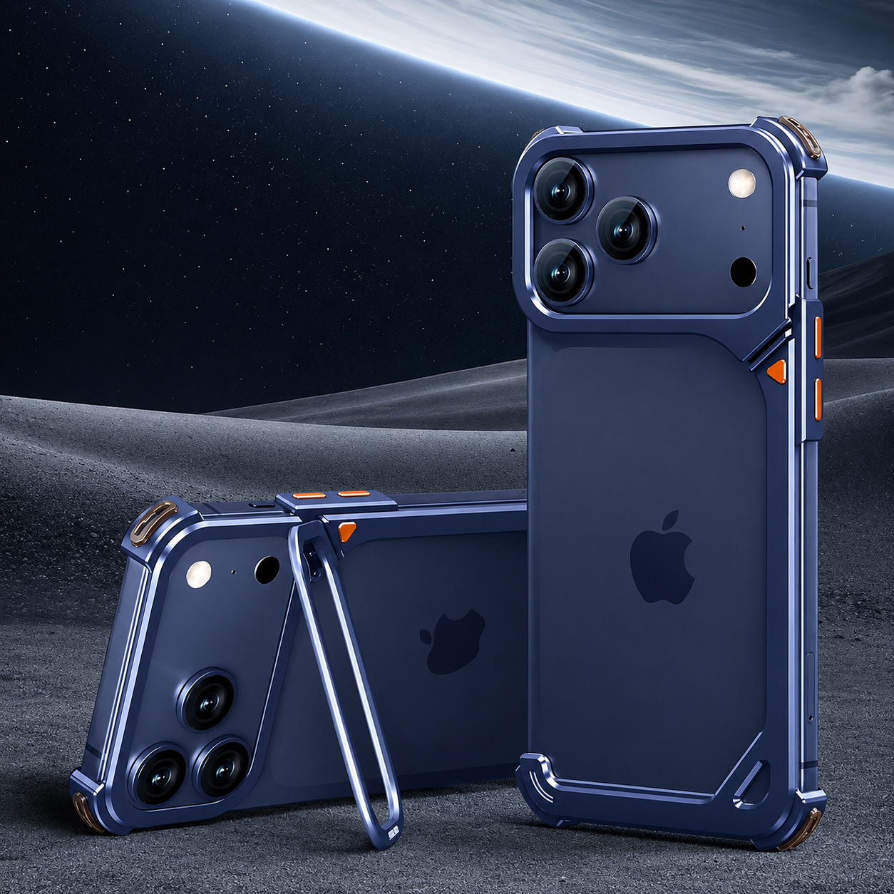 Premium iPhone Case MagSafe Compatible Aluminum Frame with Camera Lens Protection, Slim Drop Protection, Secure Grip, Lightweight Design and Shockproof Build