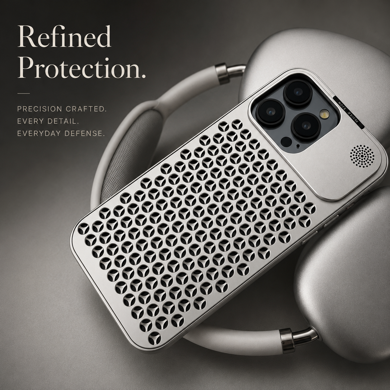Premium iPhone Case MagSafe Compatible Aluminum Metal Frame Protective Cover Camera Lens Protection Shockproof Heat Dissipation Slim Lightweight Design