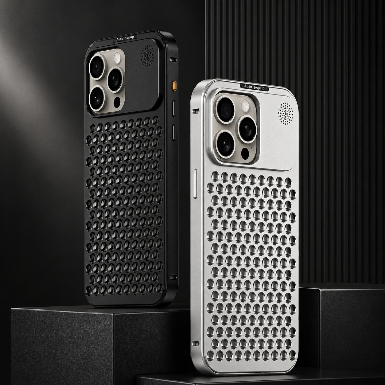Premium iPhone Case MagSafe Compatible Aluminum Metal Frame Protective Cover Camera Lens Protection Shockproof Heat Dissipation Slim Lightweight Design