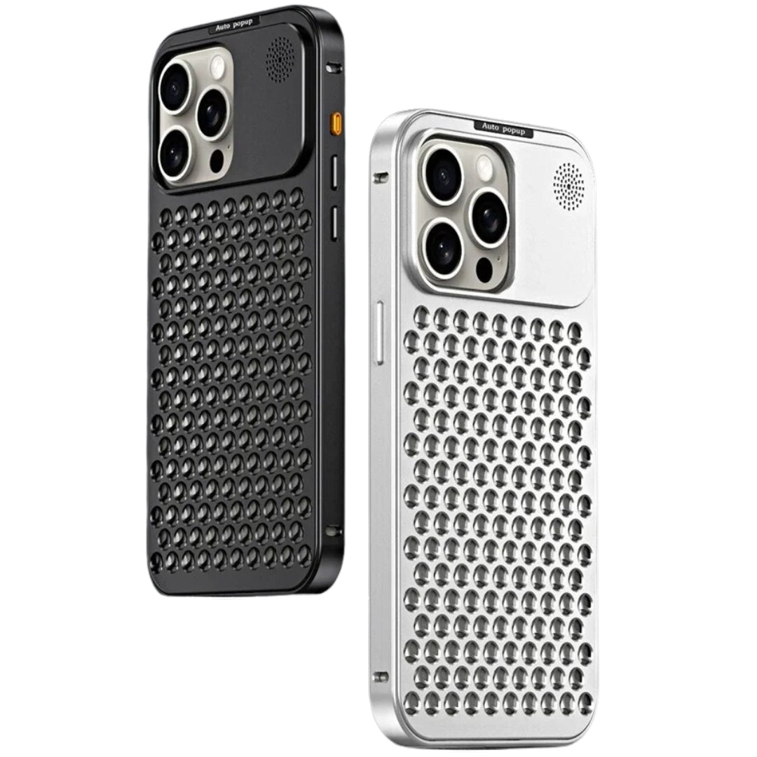 Premium iPhone Case MagSafe Compatible Aluminum Metal Frame Protective Cover Camera Lens Protection Shockproof Heat Dissipation Slim Lightweight Design