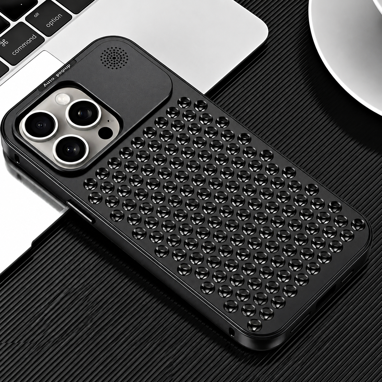 Premium iPhone Case MagSafe Compatible Aluminum Metal Frame Protective Cover Camera Lens Protection Shockproof Heat Dissipation Slim Lightweight Design
