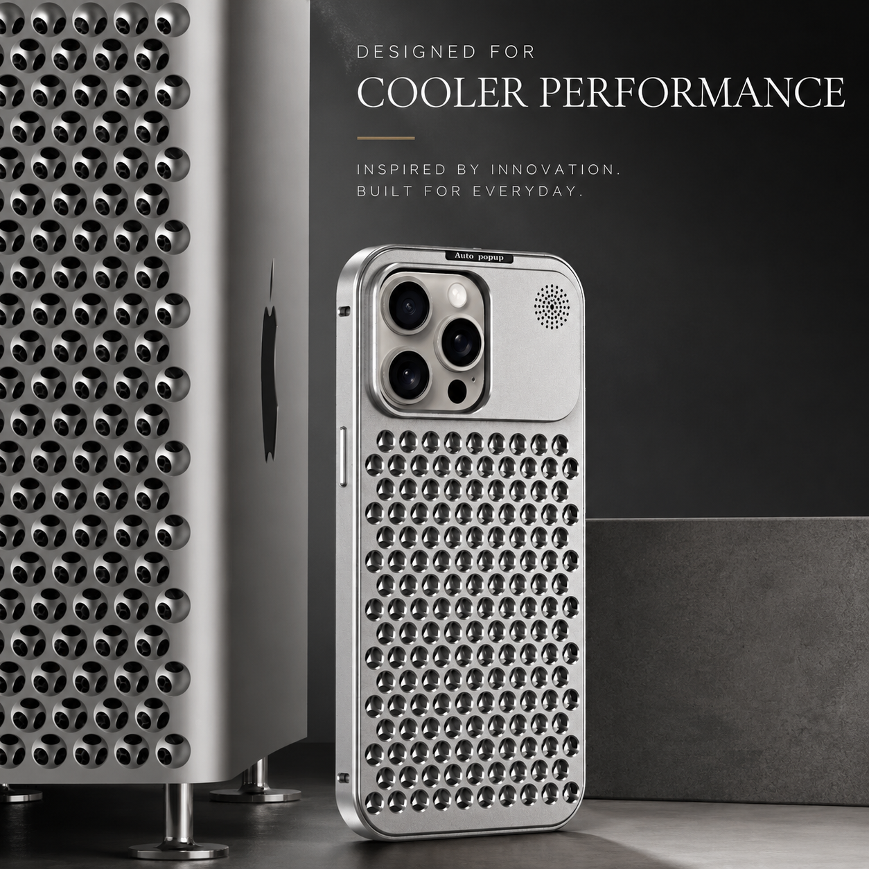 Premium iPhone Case MagSafe Compatible Aluminum Metal Frame Protective Cover Camera Lens Protection Shockproof Heat Dissipation Slim Lightweight Design