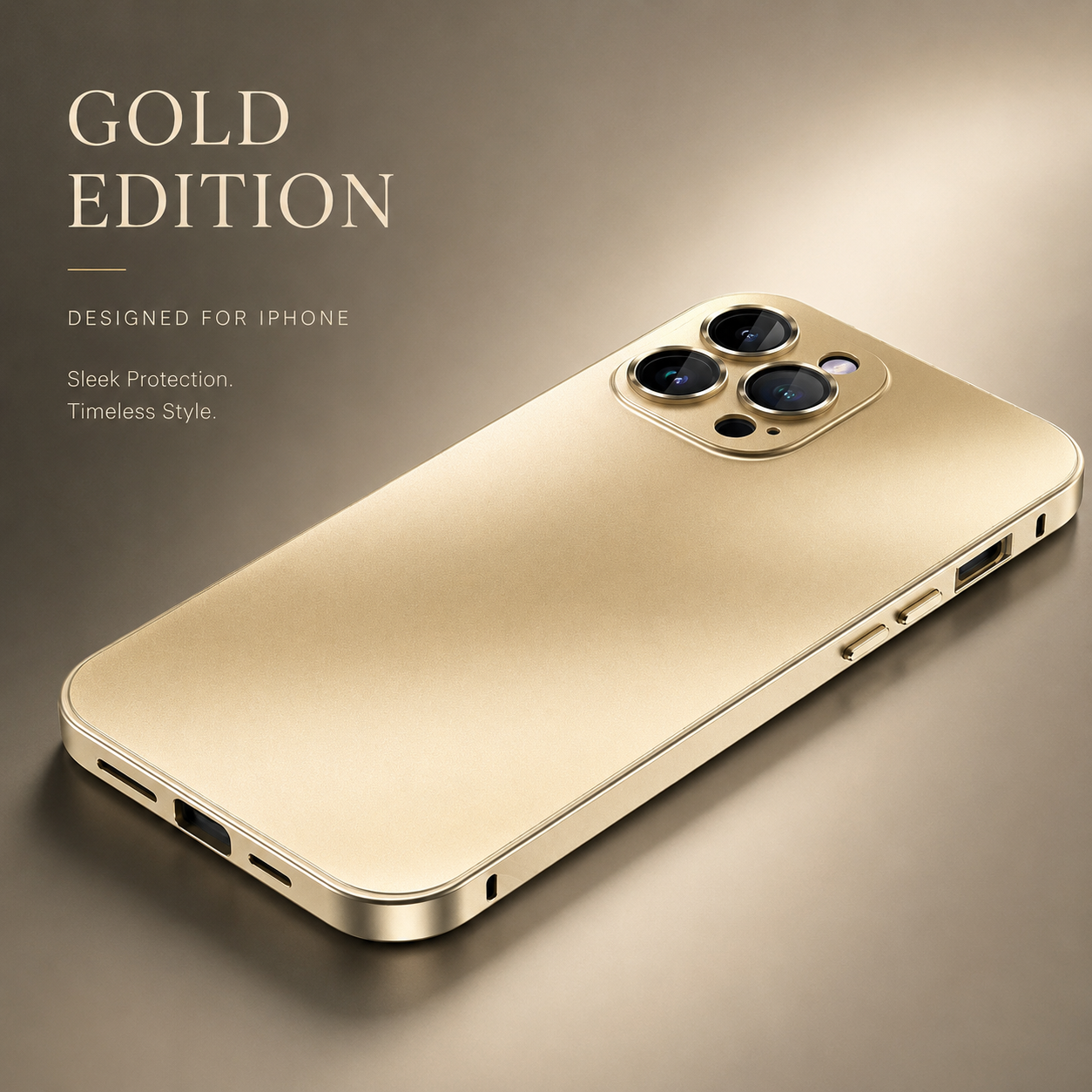 Premium iPhone Case MagSafe Compatible Aluminum Metal Frame Protective Cover Camera Lens Protection Shockproof Slim Lightweight PC Back Design