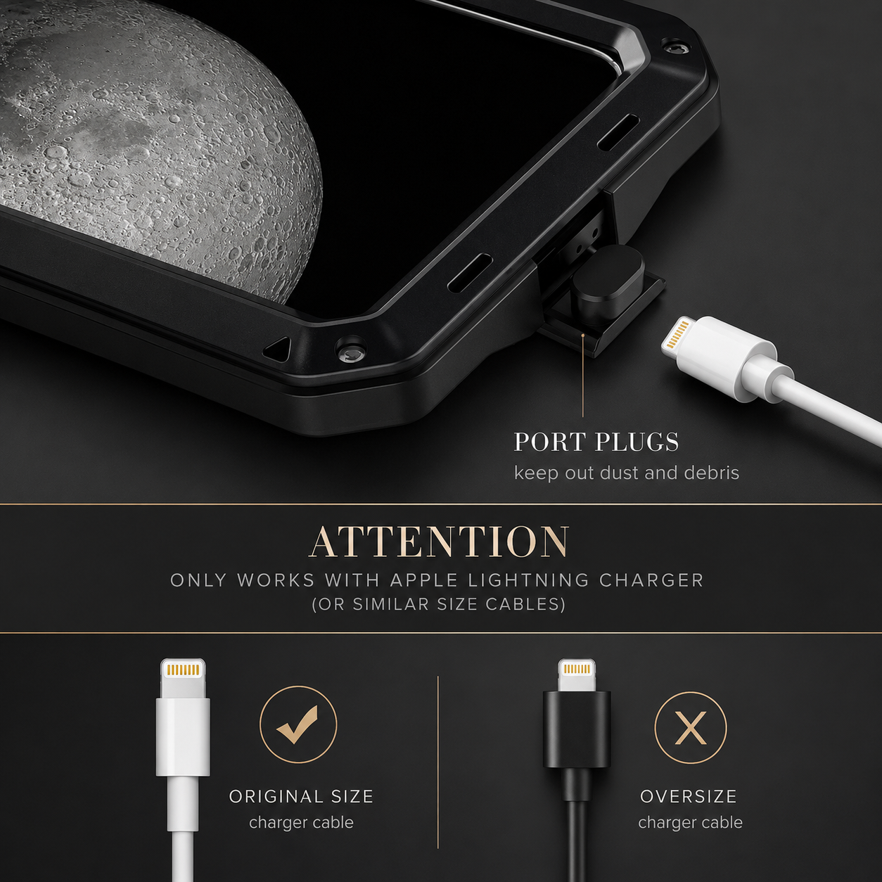 Premium iPhone Case MagSafe Compatible Aluminum Metal Frame Protective Cover Tempered Glass Screen Camera Lens Protection Waterproof Shockproof Full Body