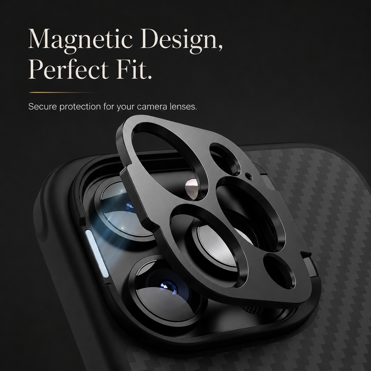 Premium iPhone Case MagSafe Compatible Aramid Fiber Cover Camera Ring Stand Shockproof Anti Fingerprint Non Slip Grip Slim Lightweight Design