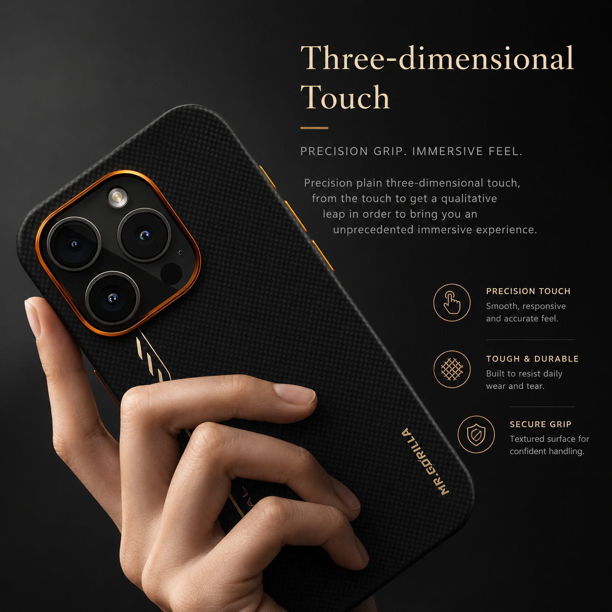 Premium iPhone Case MagSafe Compatible Aramid Fiber Cover Shockproof Anti Fingerprint Anti Scratch Non Slip Grip Slim Durable Protective Case