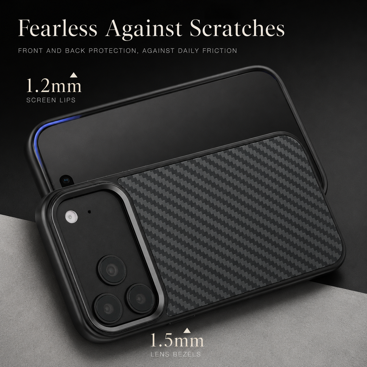 Premium iPhone Case MagSafe Compatible Aramid Fiber Cover with Full Coverage Protection, Lightweight Design, Secure Grip, Camera Lens Protection and Durable