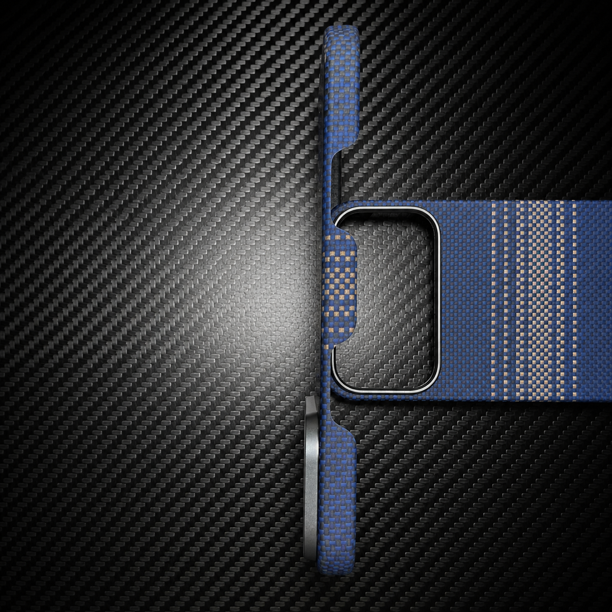 Premium iPhone Case MagSafe Compatible Aramid Fiber Magnetic Cover Carbon Texture Ultra Lightweight Shockproof Anti Scratch Half Wrapped Design