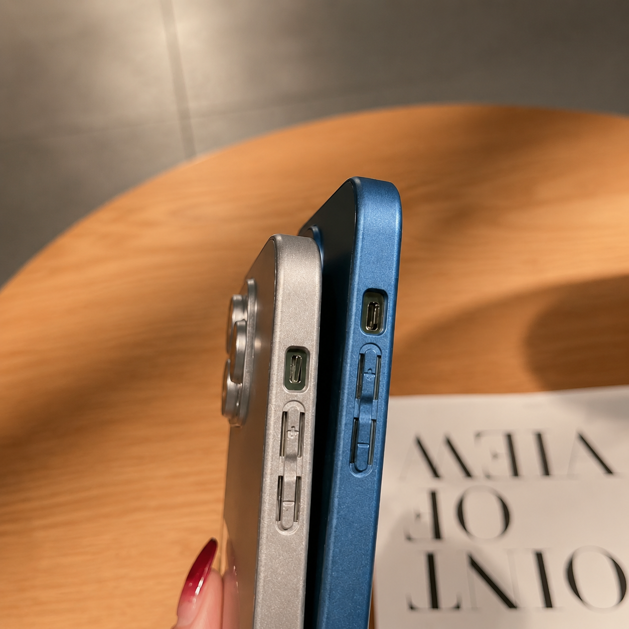 Premium iPhone Case MagSafe Compatible Aurora Matte Shockproof Protective Cover Color Shift Finish Camera Lens Guard Slim Texture Grip Surface
