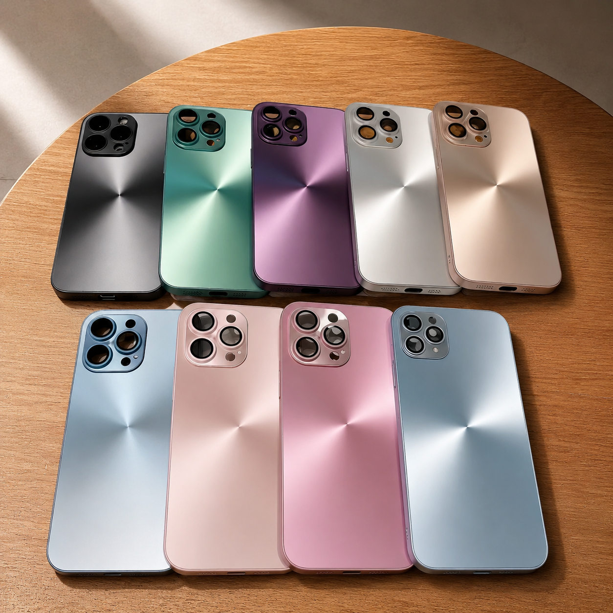 Premium iPhone Case MagSafe Compatible Aurora Matte Shockproof Protective Cover Color Shift Finish Camera Lens Guard Slim Texture Grip Surface