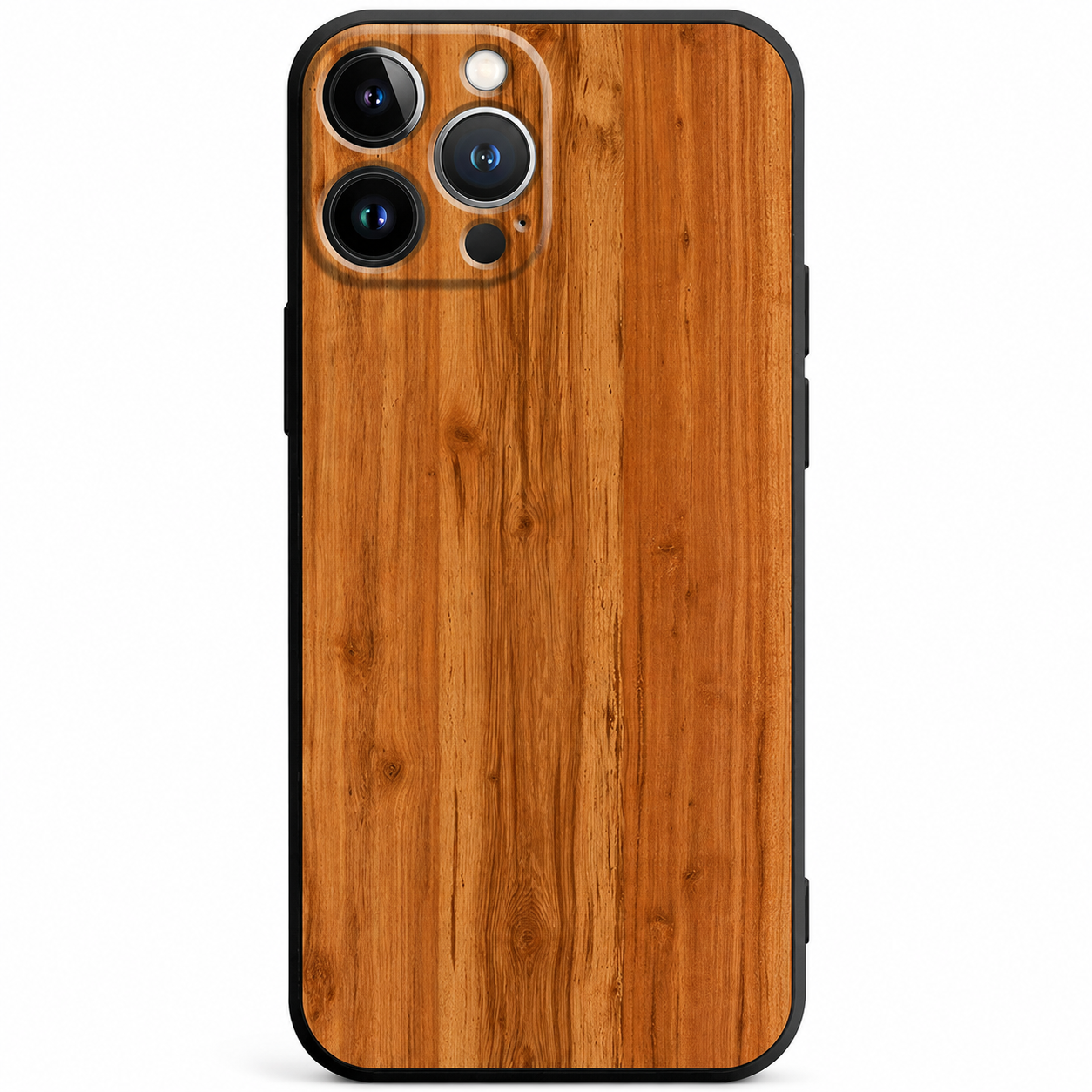 Premium iPhone Case MagSafe Compatible Bamboo Wood Grain Protective Cover Camera Lens Protection Shockproof Metallic Frame Slim Natural Design