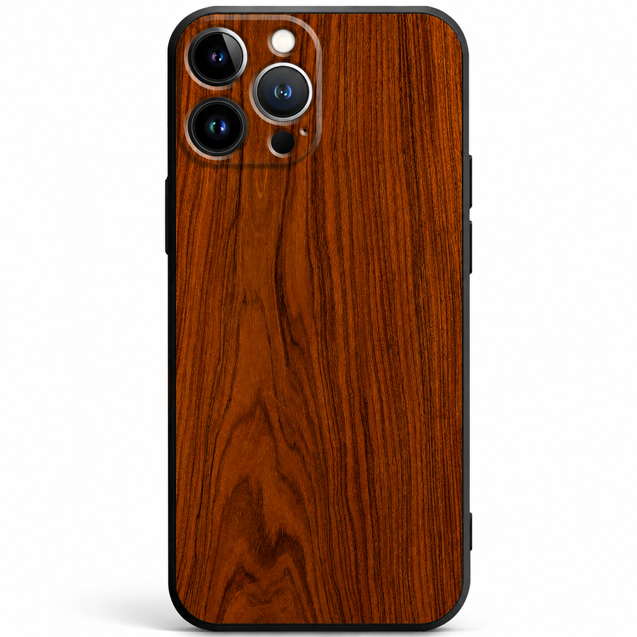 Premium iPhone Case MagSafe Compatible Bamboo Wood Grain Protective Cover Camera Lens Protection Shockproof Metallic Frame Slim Natural Design