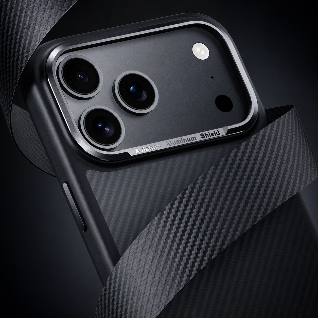 Premium iPhone Case MagSafe Compatible Camera Lens Protection Aramid Fiber Cover Kevlar Texture Shockproof Anti Fingerprint Anti Scratch Lightweight Design