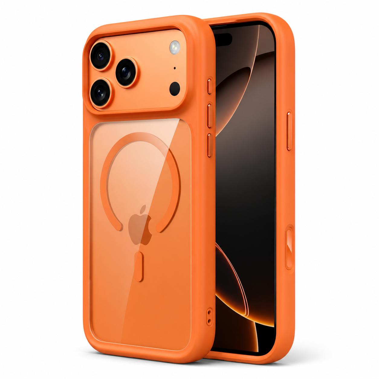 Premium iPhone Case MagSafe Compatible Camera Lens Protection Clear Armor Shockproof Cover Anti Scratch Magnetic Wireless Charging Design