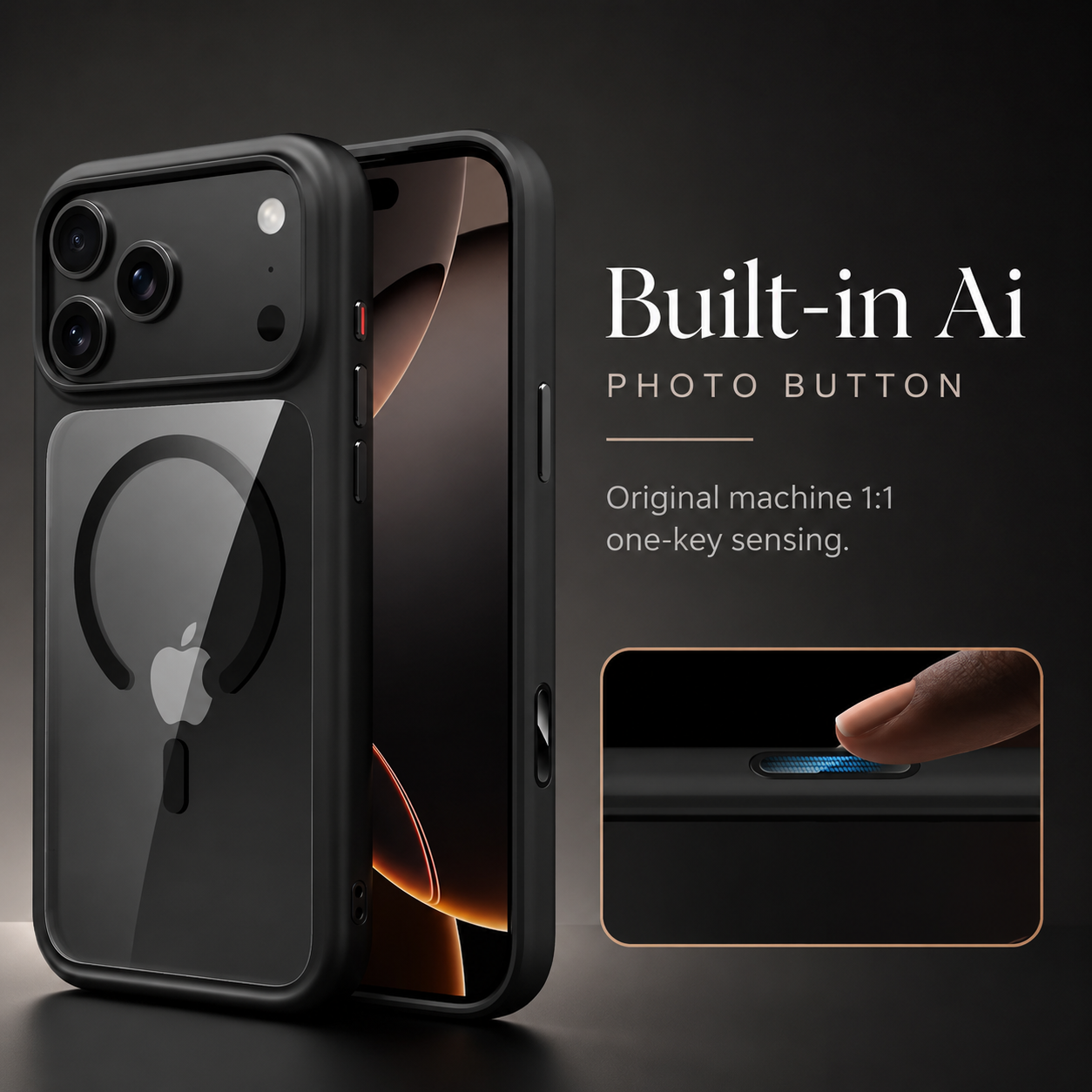 Premium iPhone Case MagSafe Compatible Camera Lens Protection Clear Armor Shockproof Cover Anti Scratch Magnetic Wireless Charging Design