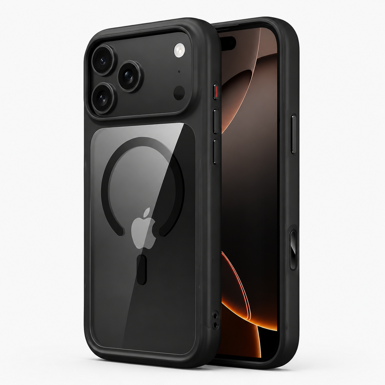 Premium iPhone Case MagSafe Compatible Camera Lens Protection Clear Armor Shockproof Cover Anti Scratch Magnetic Wireless Charging Design