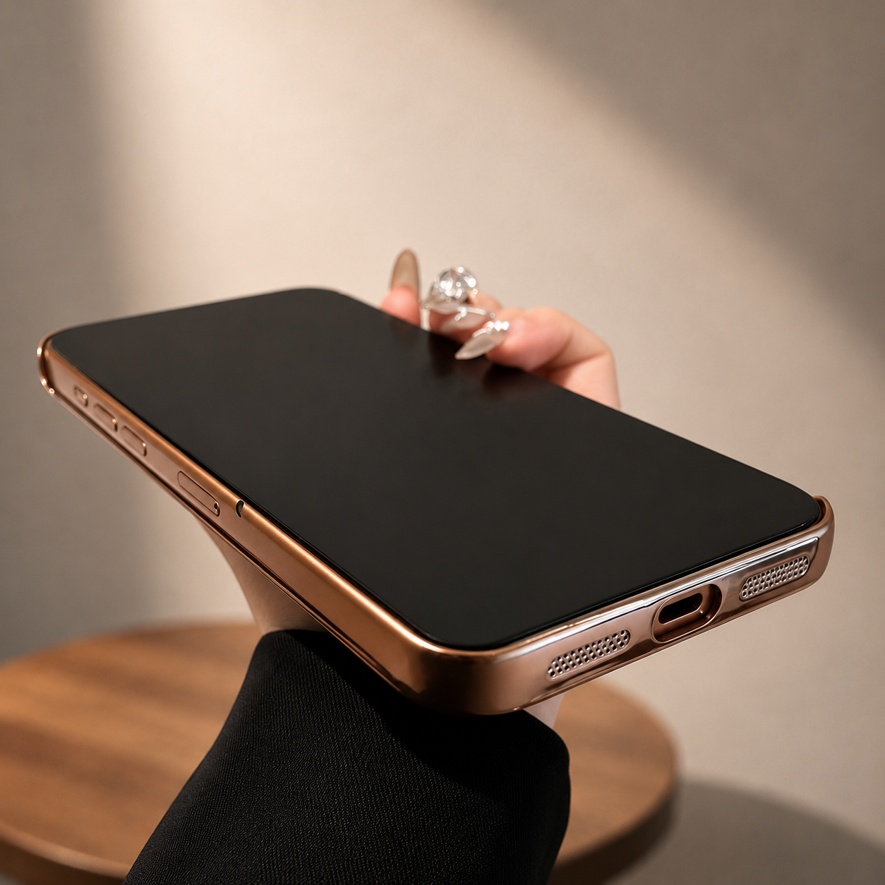 Premium iPhone Case MagSafe Compatible Camera Lens Protection Frameless Transparent PC Cover Anti Scratch Anti Fingerprint Dustproof Slim Design