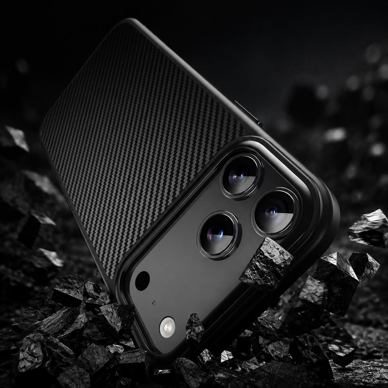 Premium iPhone Case MagSafe Compatible Camera Lens Protection Kevlar Aramid Fiber Cover Carbon Fiber TPU PC Shockproof Anti Fingerprint Lightweight Design