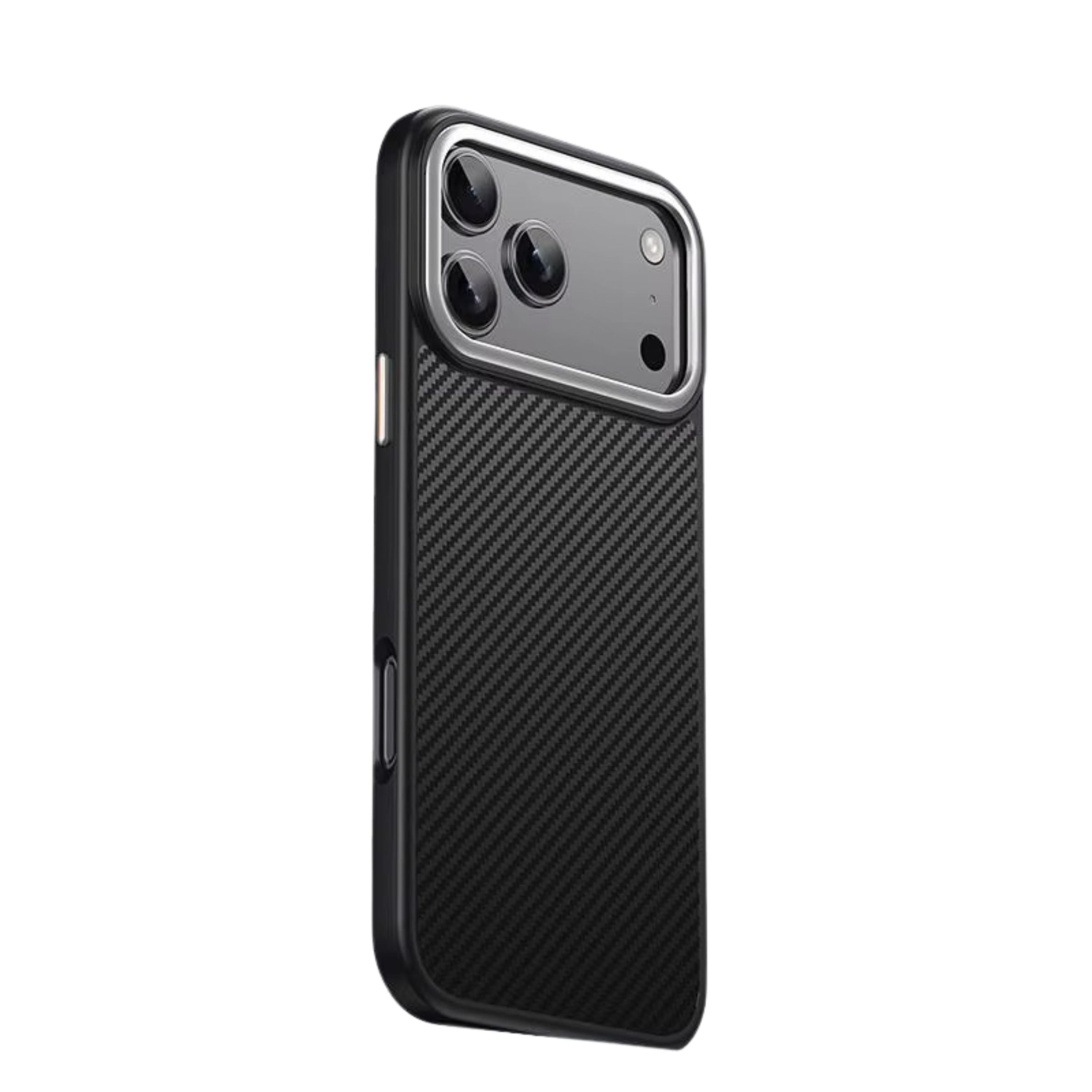 Premium iPhone Case MagSafe Compatible Camera Lens Protection Kevlar Aramid Fiber Cover Carbon Fiber TPU PC Shockproof Anti Fingerprint Lightweight Design