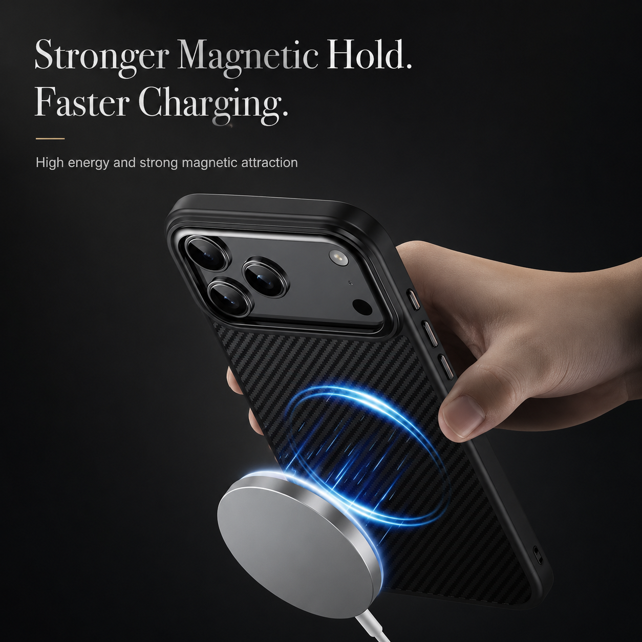 Premium iPhone Case MagSafe Compatible Camera Lens Protection Kevlar Aramid Fiber Cover Carbon Fiber TPU PC Shockproof Anti Fingerprint Lightweight Design