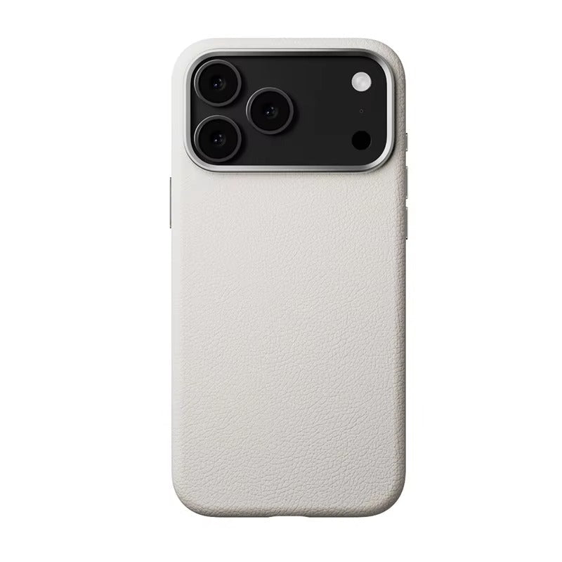 Premium iPhone Case MagSafe Compatible Camera Lens Protection Leather Magnetic Cover Full Protection Artificial Leather Anti Fingerprint Wireless Charging Design