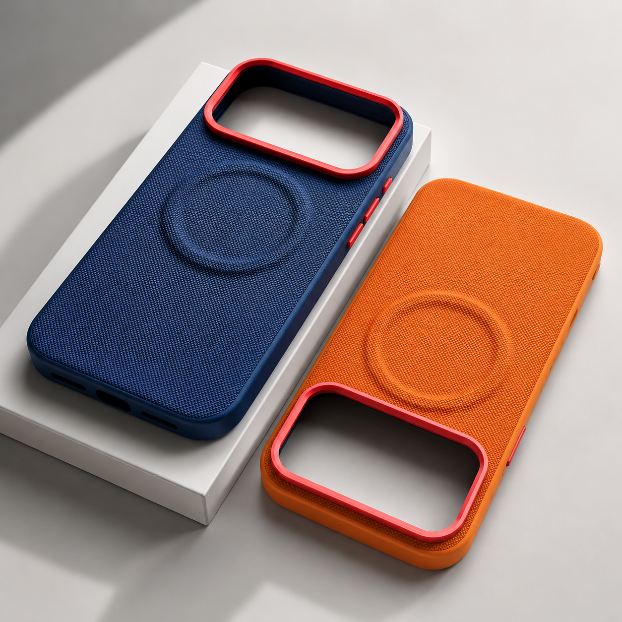Premium iPhone Case MagSafe Compatible Camera Lens Protection Magnetic Leather Cover Shockproof PC TPU Hybrid Anti Fingerprint Wireless Charging Design
