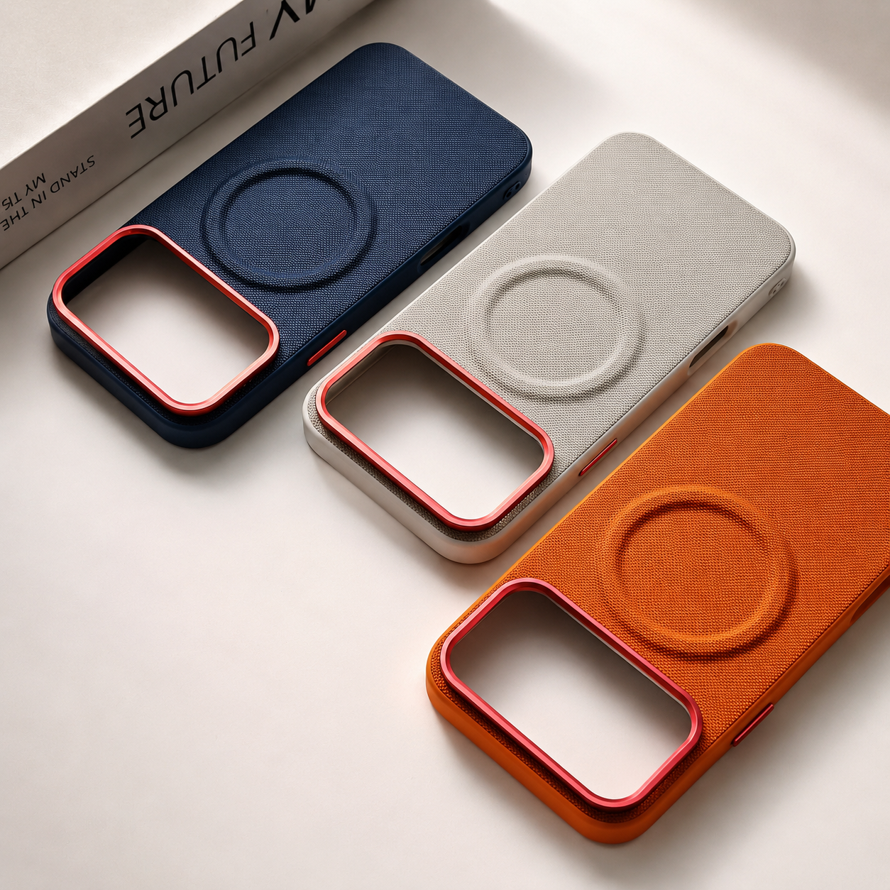 Premium iPhone Case MagSafe Compatible Camera Lens Protection Magnetic Leather Cover Shockproof PC TPU Hybrid Anti Fingerprint Wireless Charging Design