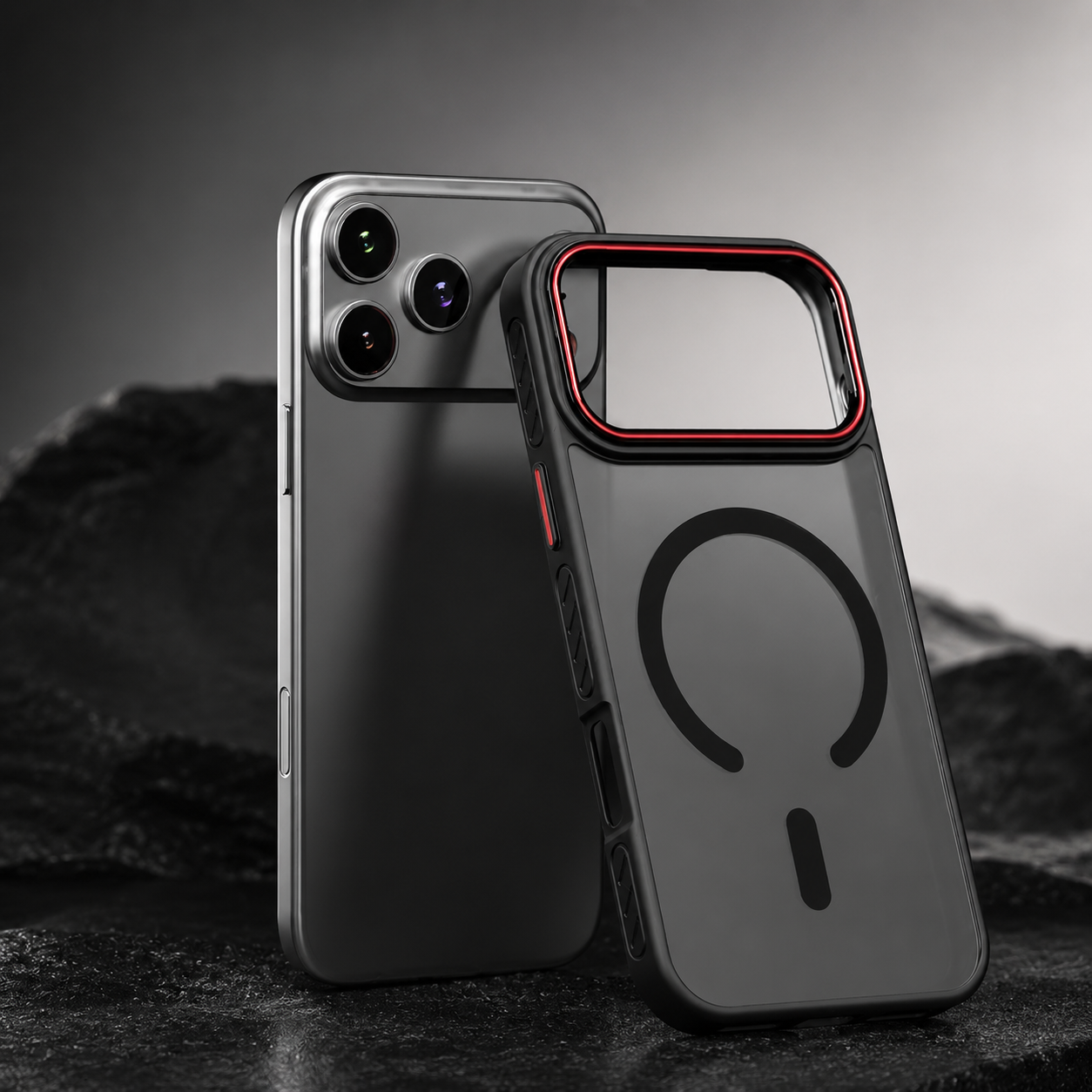 Premium iPhone Case MagSafe Compatible Camera Lens Protection Matte Transparent Cover Shockproof PC TPU Hybrid Design Anti Fingerprint Wireless Charging