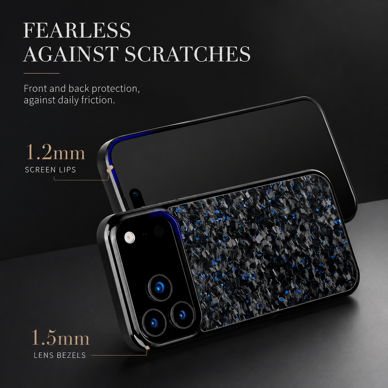 Premium iPhone Case MagSafe Compatible Camera Lens Protection Real Forged Carbon Fiber Shockproof TPU Cover Non Slip Wireless Charging Design