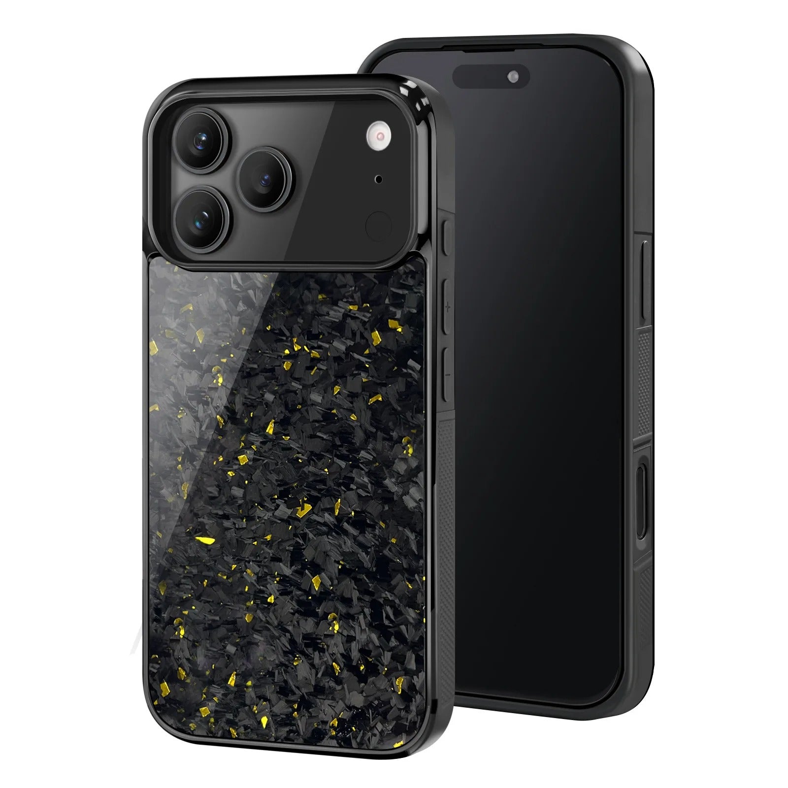 Premium iPhone Case MagSafe Compatible Camera Lens Protection Real Forged Carbon Fiber Shockproof TPU Cover Non Slip Wireless Charging Design