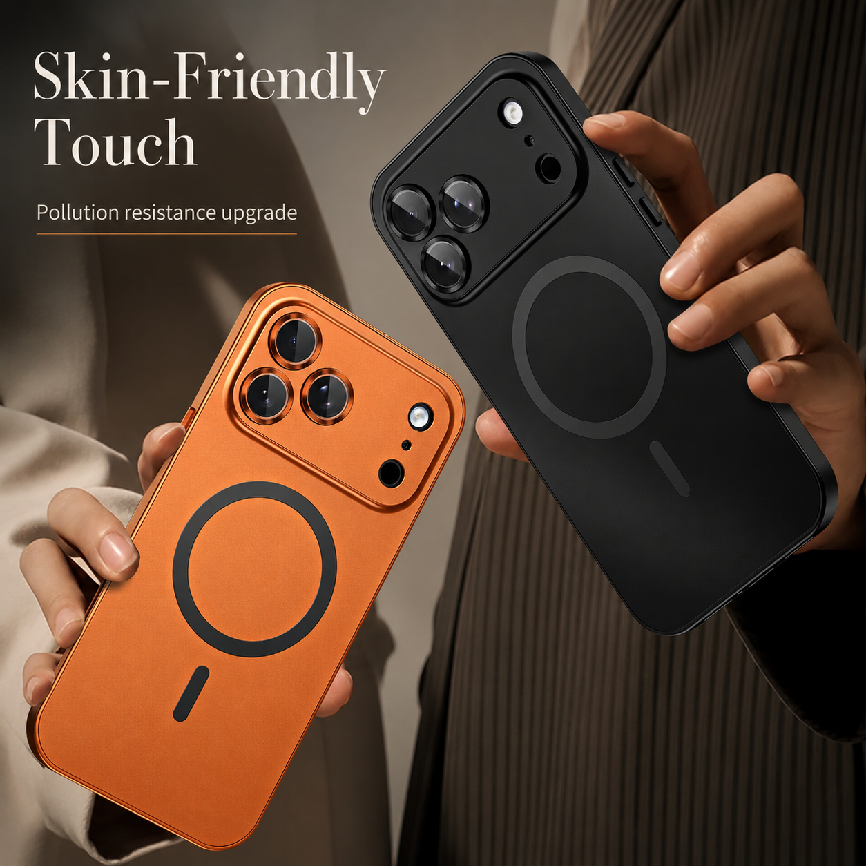 Premium iPhone Case MagSafe Compatible Camera Lens Protection Shockproof Cover Aluminum Alloy Magnetic Wireless Charging Full Coverage Matte Anti Fingerprint Design
