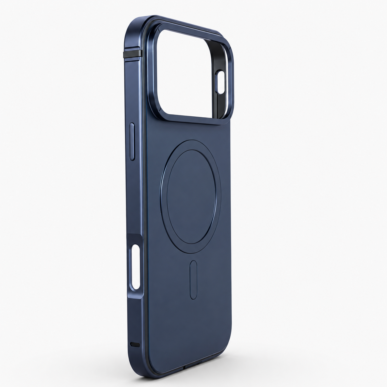 Premium iPhone Case MagSafe Compatible Camera Lens Protection Shockproof Cover Aluminum Alloy Metal Frame Anti Drop Wireless Charging Design
