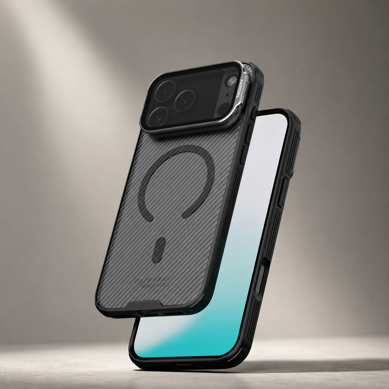 Premium iPhone Case MagSafe Compatible Camera Lens Protection Shockproof Cover CamShield Foldable Lens Stand Magnetic Wireless Charging Non Slip Design