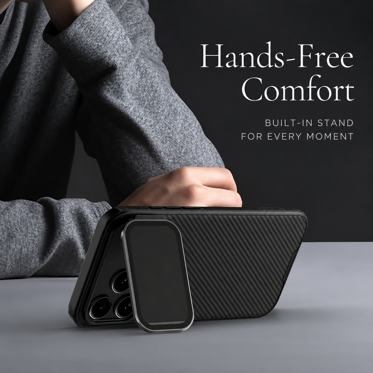 Premium iPhone Case MagSafe Compatible Camera Lens Protection Shockproof Cover CamShield Foldable Lens Stand Magnetic Wireless Charging Non Slip Design
