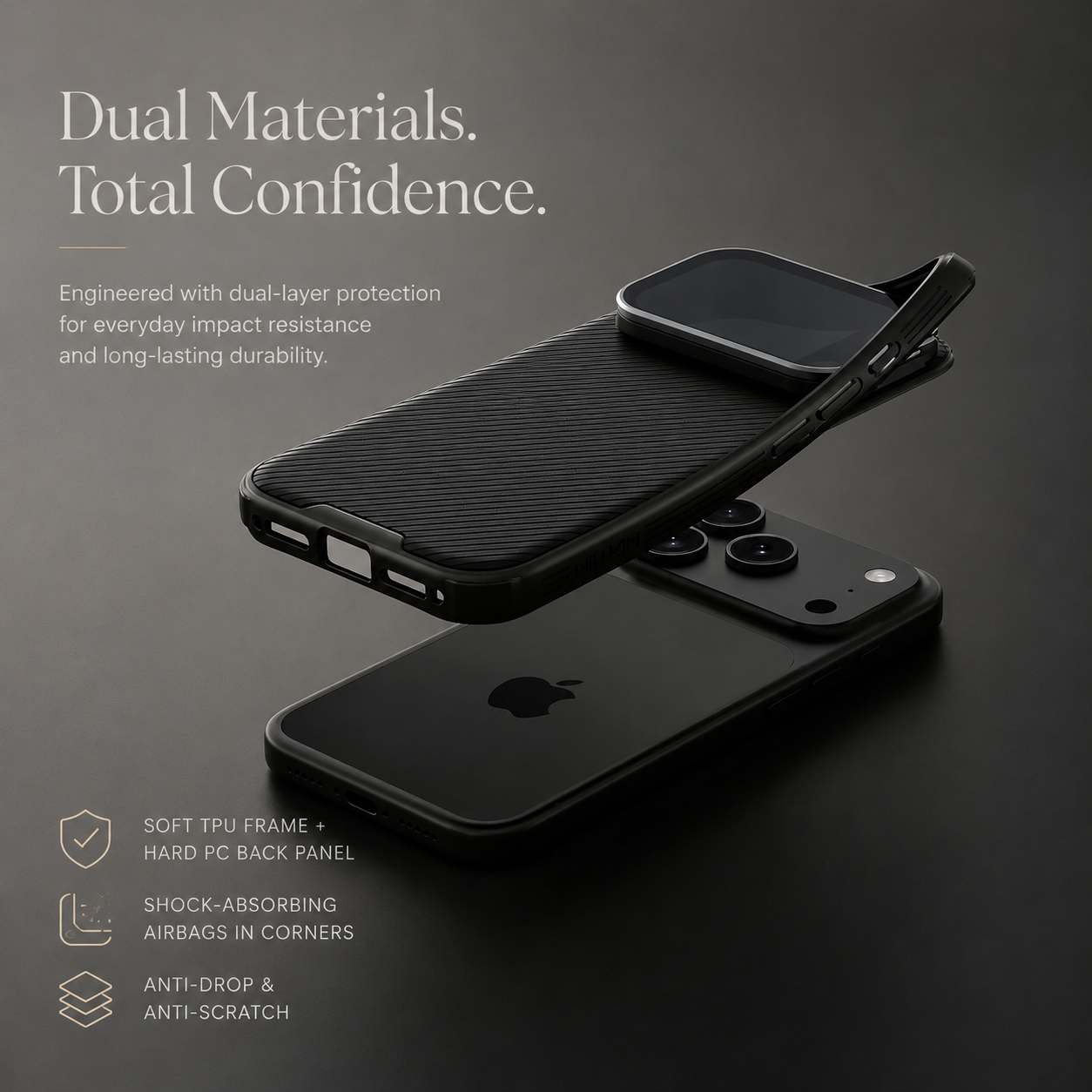 Premium iPhone Case MagSafe Compatible Camera Lens Protection Shockproof Cover CamShield Foldable Lens Stand Magnetic Wireless Charging Non Slip Design