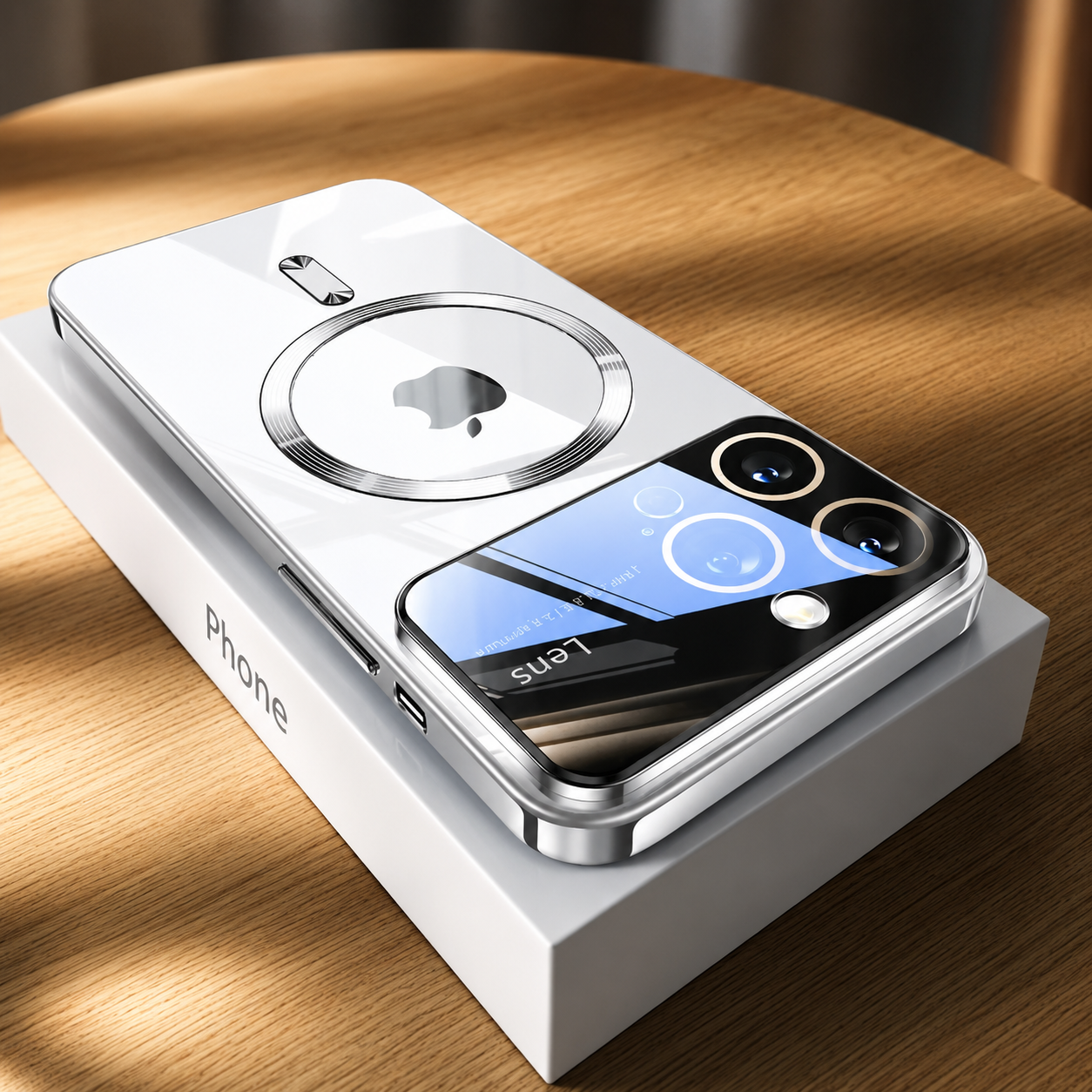 Premium iPhone Case MagSafe Compatible Camera Lens Protection Shockproof Cover Clear TPU Magnetic Wireless Charging Anti Yellowing Scratch Resistant Design
