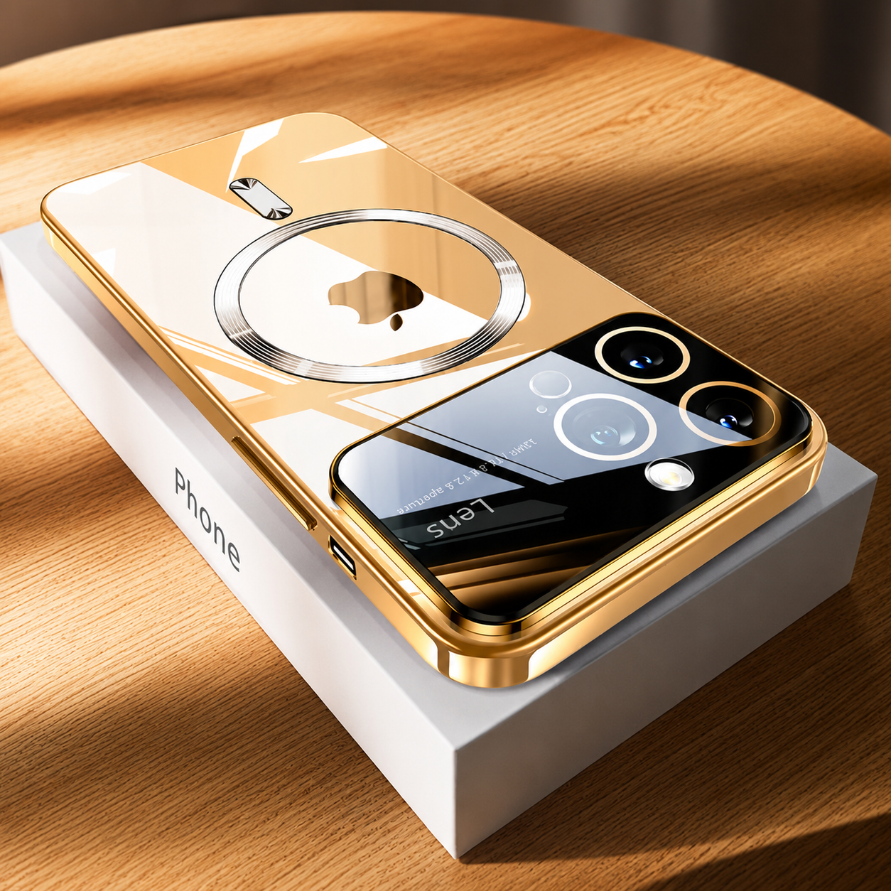 Premium iPhone Case MagSafe Compatible Camera Lens Protection Shockproof Cover Clear TPU Magnetic Wireless Charging Anti Yellowing Scratch Resistant Design